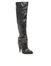 ASOS CRUCIALLY Stud Over The Knee Boots