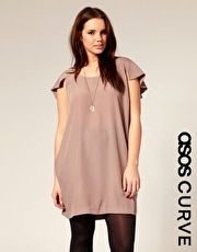 ASOS CURVE Cape Back Shift Dress