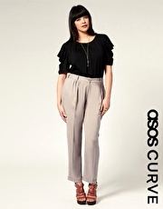 ASOS CURVE Exclusive Soft Tailored Peg Trousers