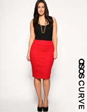 ASOS CURVE Ponti Pencil Skirt
