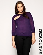 ASOS CURVE Twist & Knot Jumper
