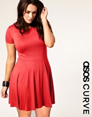 ASOS CURVE Waisted T-Shirt Dress