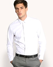 ASOS Curved Collar Slim Fit Shirt - 2