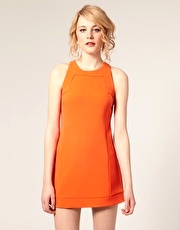 ASOS Cutaway A-Line Tailored Shift Dress