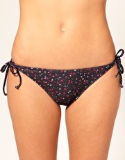 ASOS Ditsy Floral Tie Side Bikini Brief
