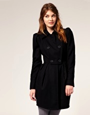 ASOS Double Breasted Tulip Coat