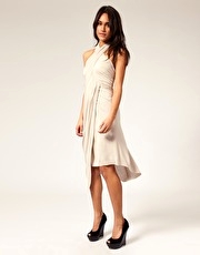ASOS Drapey Calf Length Halter Dress