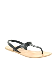 ASOS FINLAY Leather Toe Post Sandals - 2