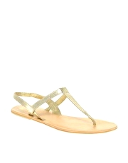 ASOS FINLAY Leather Toe Post Sandals