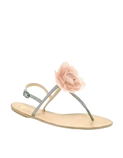 ASOS FLOWER Corsage Toe Post Sandals