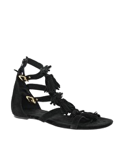 ASOS FRAN Suede Tassel Sandal