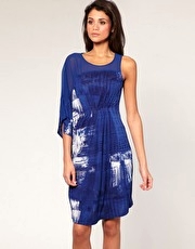 ASOS Graphic Panel Print Dress