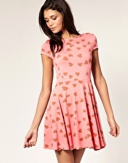 ASOS Heart Print Dress