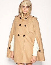 ASOS Hooded Military Cape