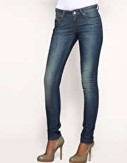 ASOS Iggy Mid Blue Skinny Jeans
