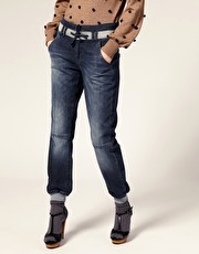 ASOS Jersey Insert Denim Joggers