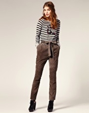 ASOS Khaki Suede Harem