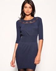 ASOS Knitted Crochet Neck Dress