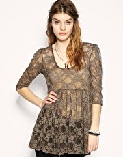 ASOS Lace Babydoll Top