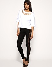 ASOS Lace Insert Leggings