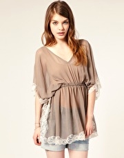 ASOS Lace Open Side Tunic