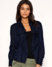 ASOS Lace Trim Bed Jacket