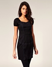 ASOS Lace Trim Shift Dress
