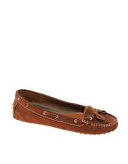 ASOS LEADER Suede Moccasin Pumps