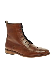 ASOS Leather Brogue Boots