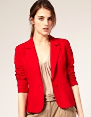 ASOS Linen Workwear Tailored Blazer