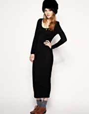 ASOS Long Sleeve Jersey Bodycon Dress