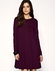 ASOS Long Sleeve Jersey Swing Dress