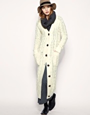 ASOS Longer Length Arran Cardigan