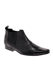 ASOS Low Cut Crinkle Chelsea Boots