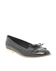 ASOS MADGE Leather Tassel & Bow Loafer