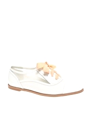 ASOS MAGIC Mesh & Ribbon Brogue