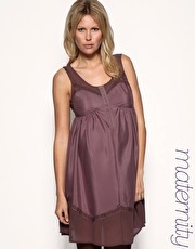ASOS MATERNITY Chiffon Swing Panel Dress
