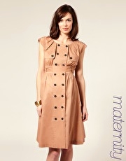 ASOS MATERNITY Double Breasted Mac Detail dress