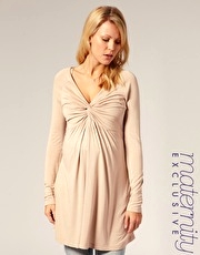 ASOS MATERNITY Exclusive Knot Front Tunic