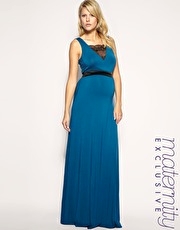 ASOS MATERNITY Exclusive Lace Insert Maxi Dress