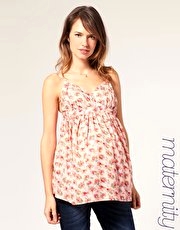 ASOS MATERNITY Floral Print Baby Doll Cami