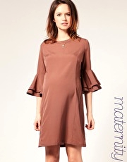 ASOS MATERNITY Layered Sleeve Shift Dress
