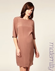 ASOS MATERNITY Scallop Detail Shift Dress