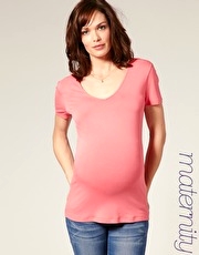 ASOS MATERNITY V-Neck T-Shirt - 2