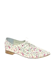 ASOS MEGAN Floral Printed Flat Shoe