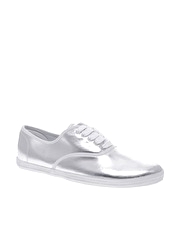 ASOS Metallic Plimsolls