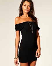 ASOS Off Shoulder Mini Bodycon Dress