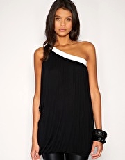 ASOS Open Shoulder Asymmetric Top