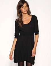 ASOS Outside Seam Knitted Fit & Flare Dress