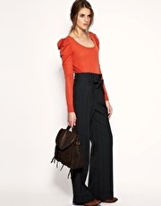 ASOS Paperbag Wide Leg Trouser